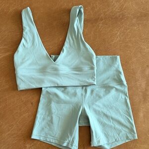 Lululemon Light Green Align Set